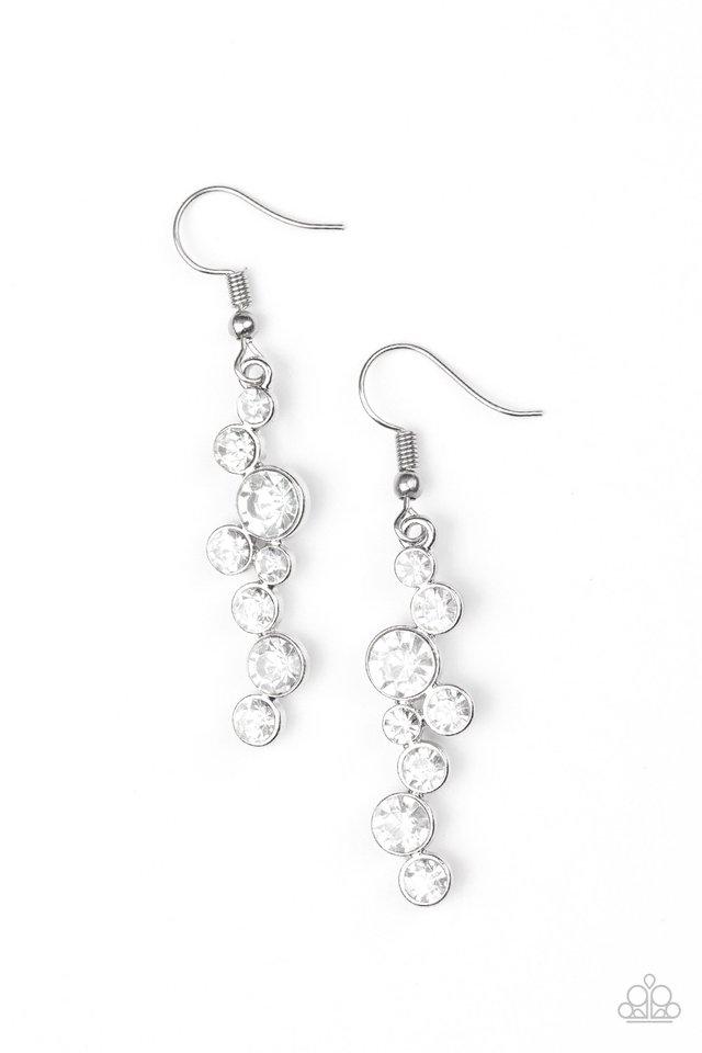 Paparazzi Earring ~ Milky Way Magnificence - White