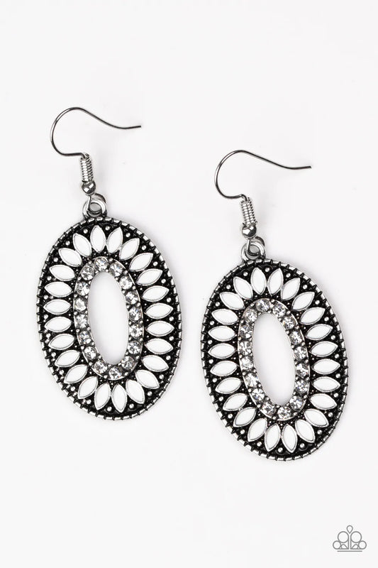 Paparazzi Earring ~ Fishing For Fabulous - White