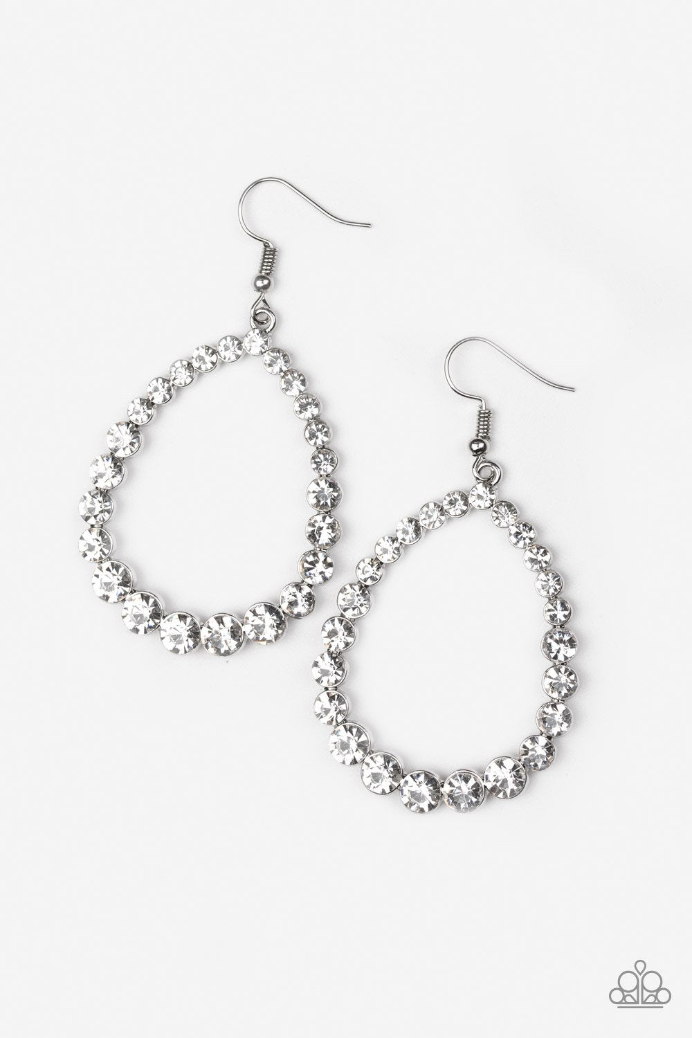 Paparazzi Earring ~ Rise and Sparkle! - White