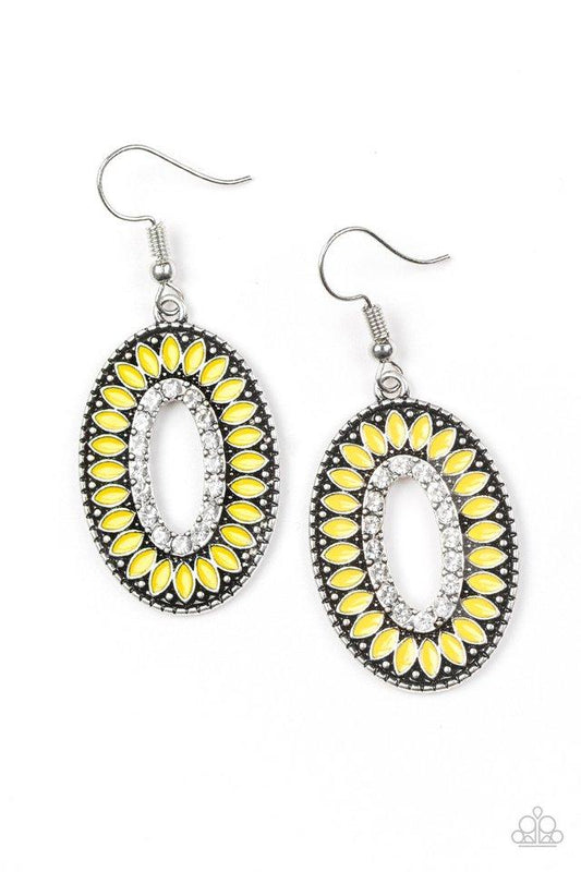 Paparazzi Earring ~ Fishing For Fabulous - Yellow