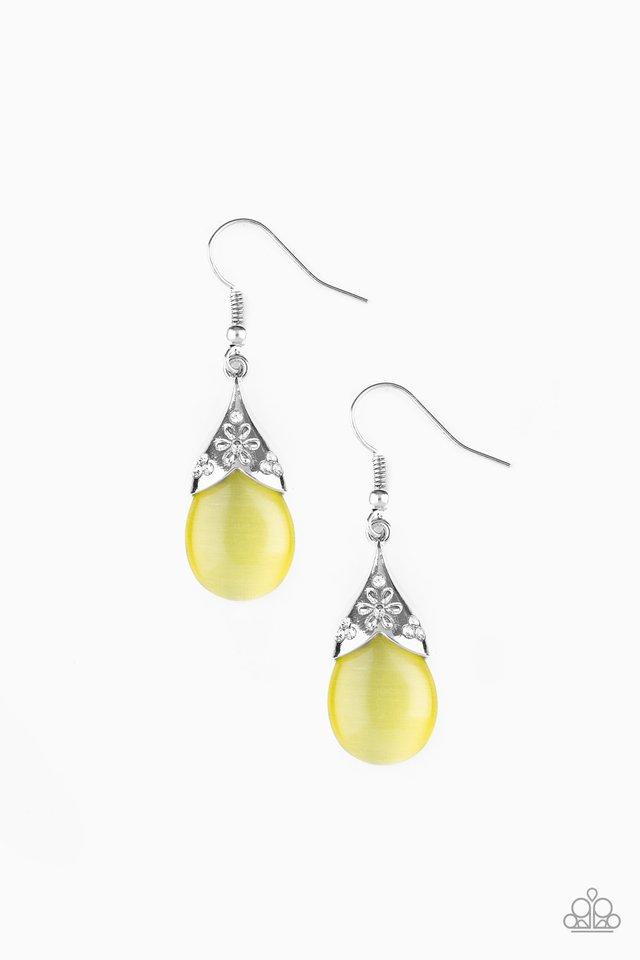 Paparazzi Earring ~ Spring Dew - Yellow