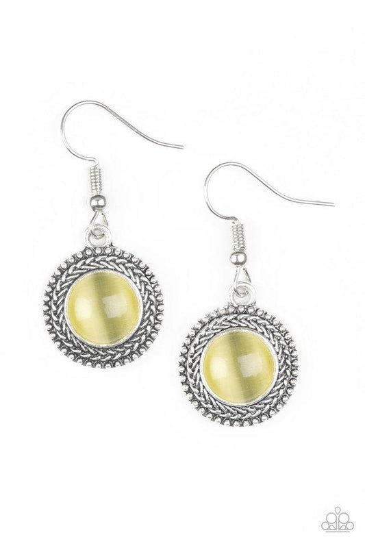 Paparazzi Earring ~ Time To GLOW Up! - Yellow