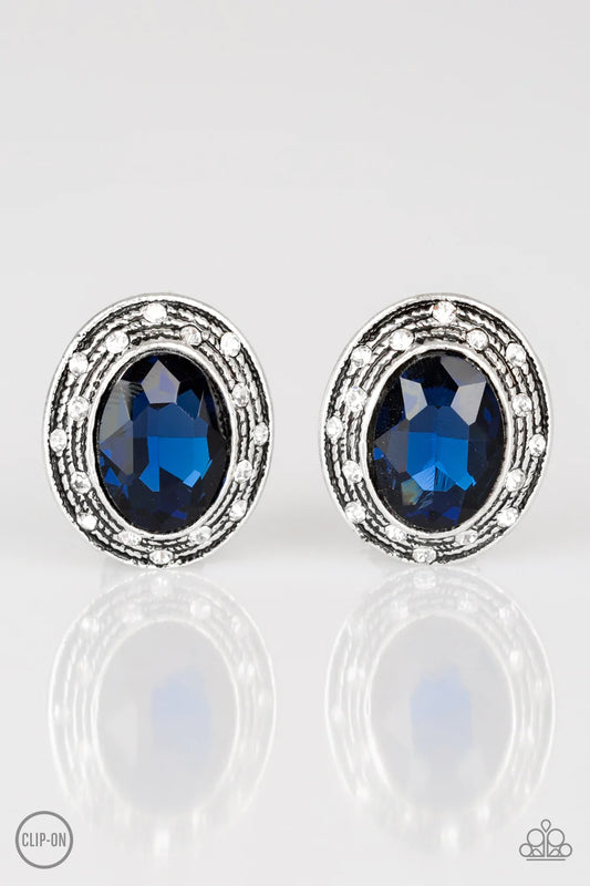 Paparazzi Earring ~ East Side Etiquette - Blue