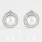 Definitely Dapper - White - Paparazzi Earring Image