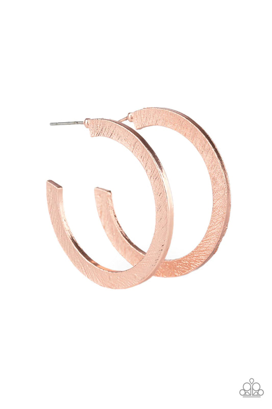 Paparazzi Earring ~ HAUTE Glam - Copper