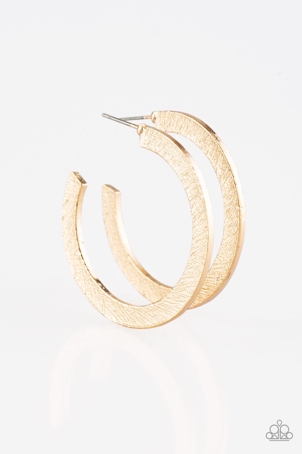 Paparazzi Earring ~ HAUTE Glam - Gold