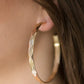 Paparazzi Earring ~ Hey, HAUTE Stuff - Gold