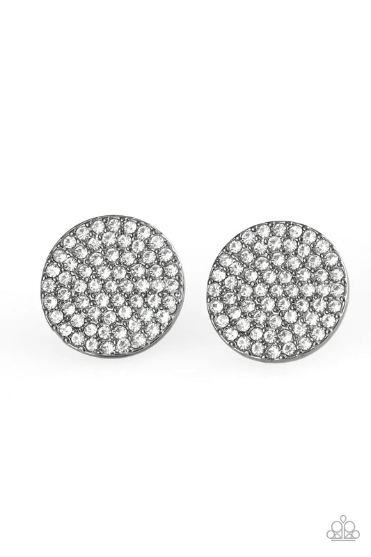 Paparazzi Earring ~ Radiant Ripples - Black