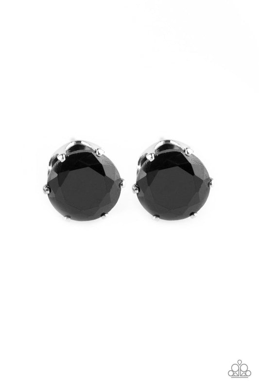 Paparazzi Earring ~ Come Out On Top - Black