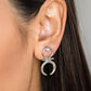 Paparazzi Earrings - Giza Goddess - Silver
