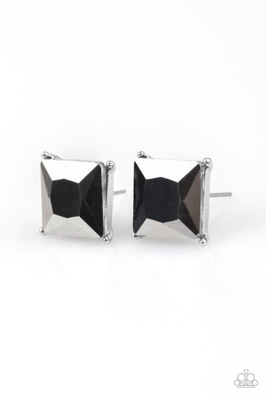 Paparazzi Earring ~ The Big Bang - Silver