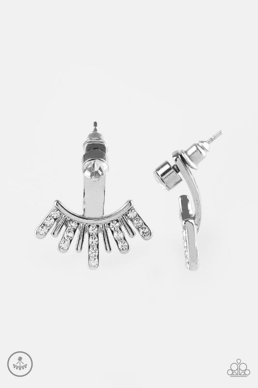 Paparazzi Earring ~ Diva Dynamite - White