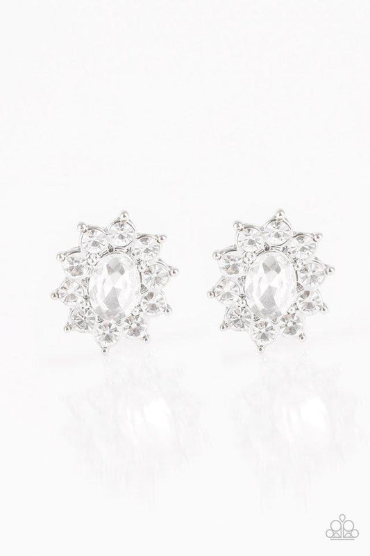 Paparazzi Earring ~ Starry Nights - White