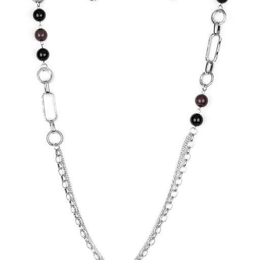 Paparazzi Necklace ~ CACHE Me Out - Black