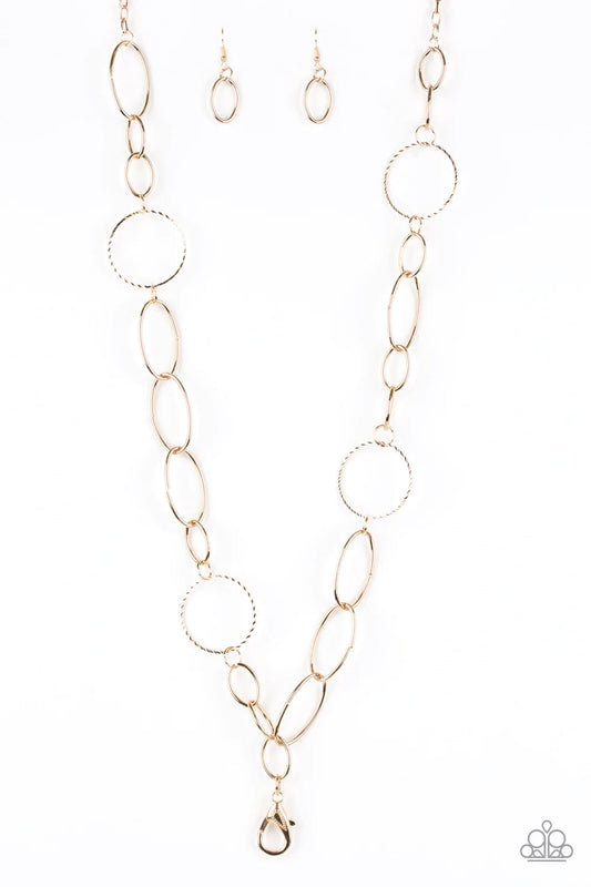 Paparazzi Necklace ~ Perfect MISMATCH - Gold