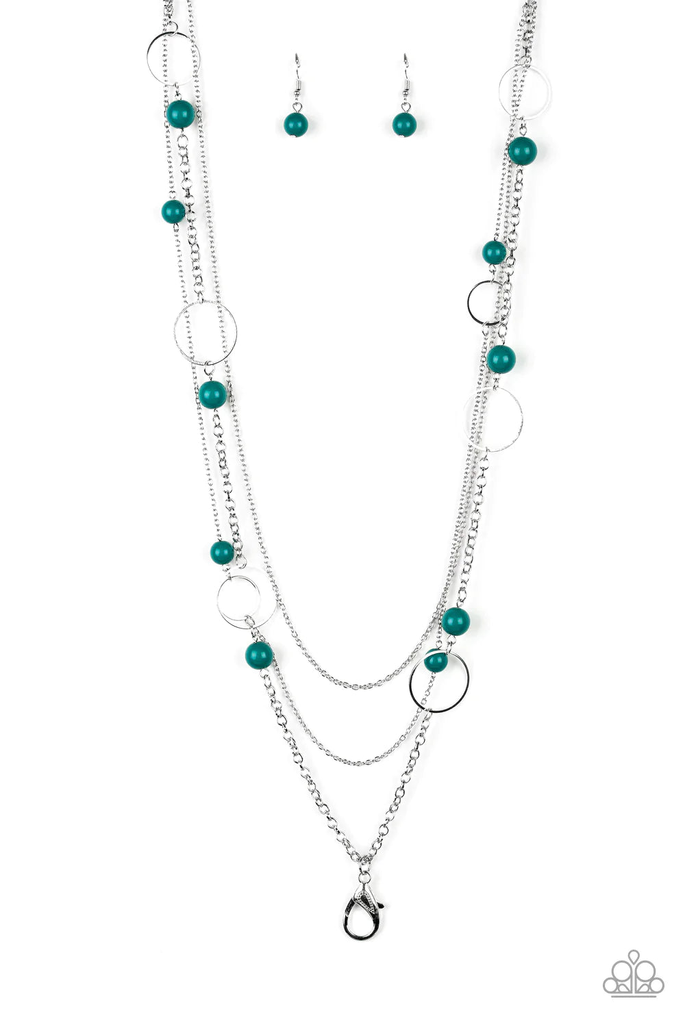 Paparazzi Necklace ~ Beachside Babe - Green