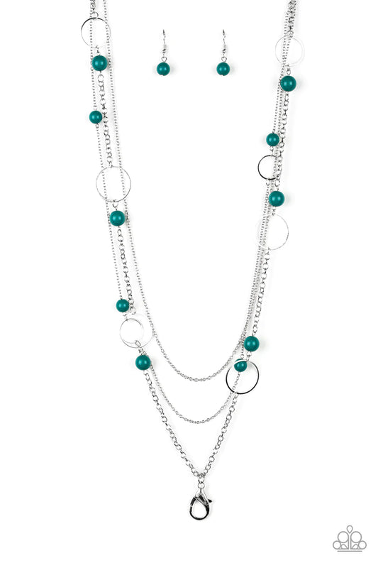 Paparazzi Necklace ~ Beachside Babe - Green