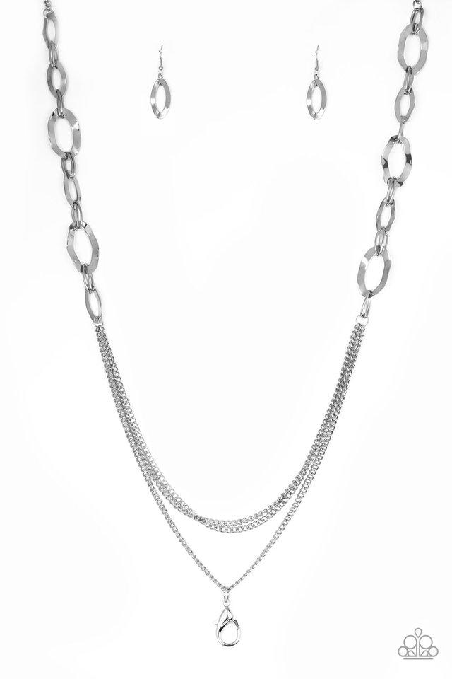 Paparazzi Necklace ~ Street Beat - Silver