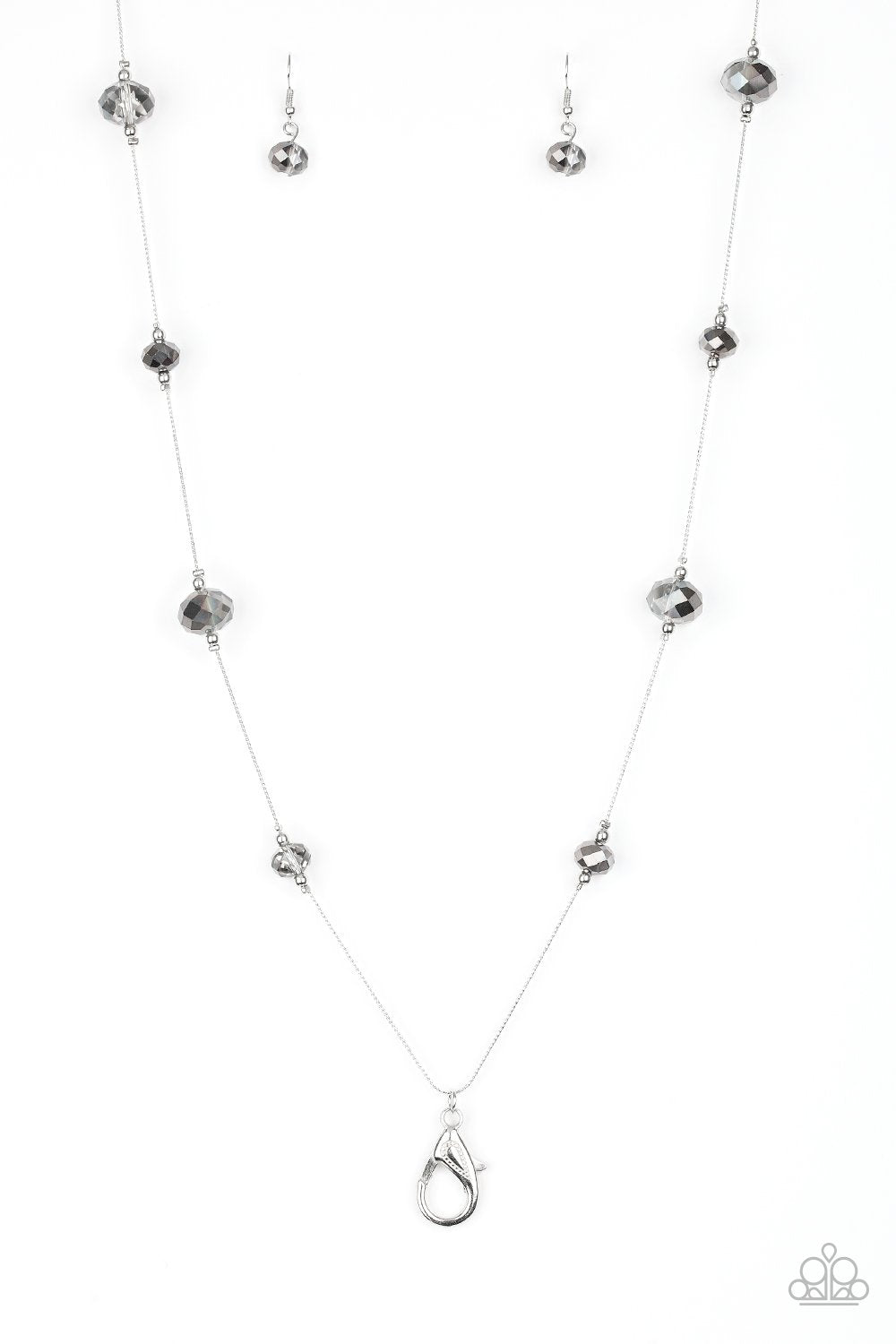 Paparazzi Necklace ~ Champagne On The Rocks - Silver
