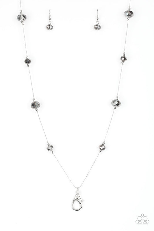 Paparazzi Necklace ~ Champagne On The Rocks - Silver