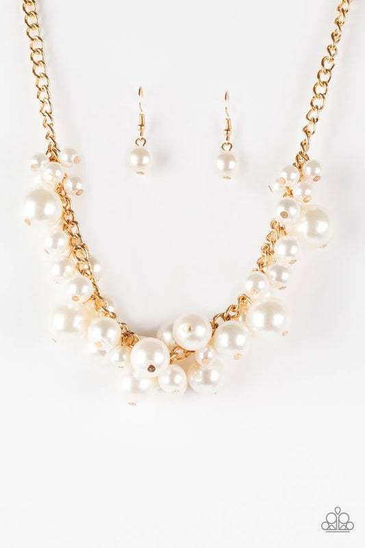 Paparazzi Necklace ~ Glam Queen - Gold
