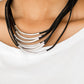 Paparazzi Necklace ~ Walk The WALKABOUT - Black