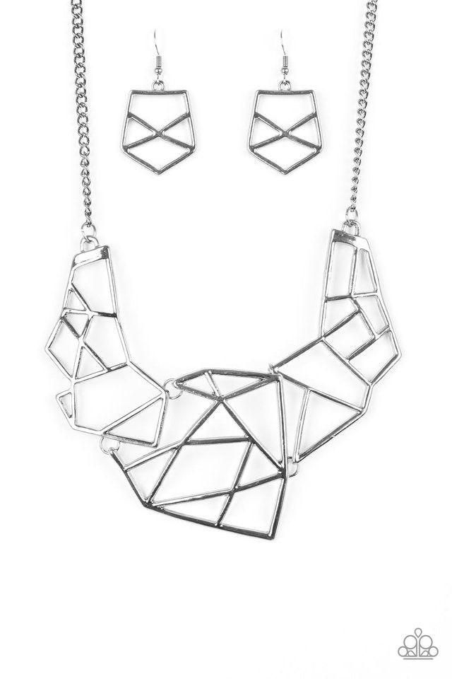 World Shattering - Black - Paparazzi Necklace Image