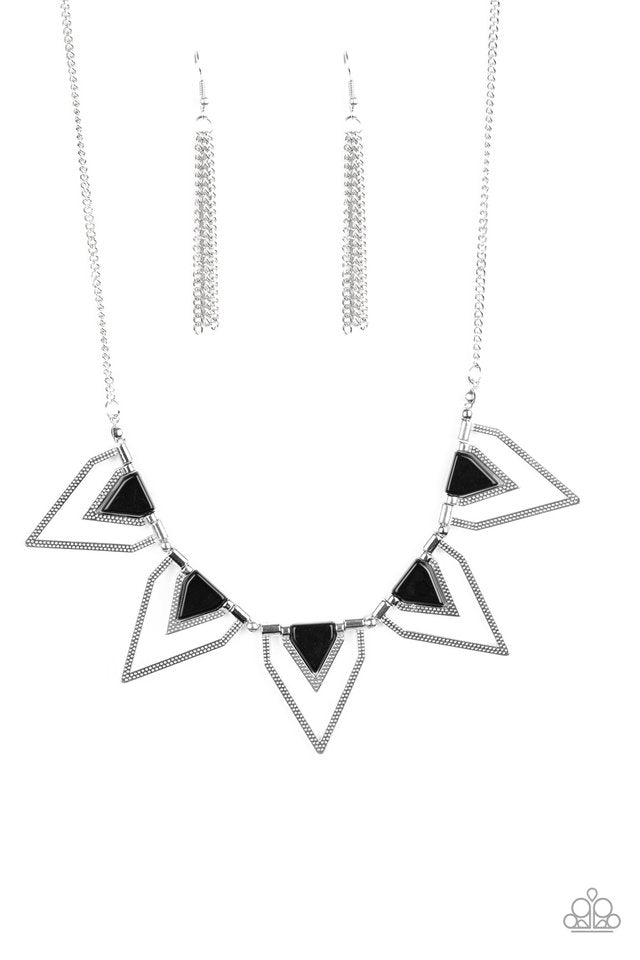 The Pack Leader - Black - Paparazzi Necklace Image