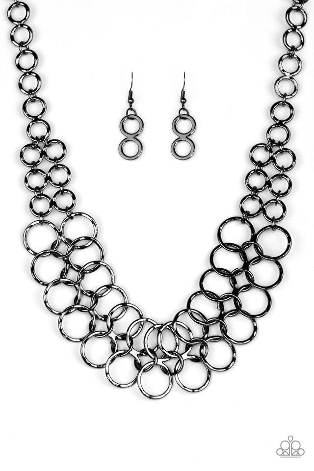 Collar Paparazzi ~ Metro Maven - Negro