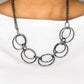 Urban Orbit - Black - Paparazzi Necklace Image