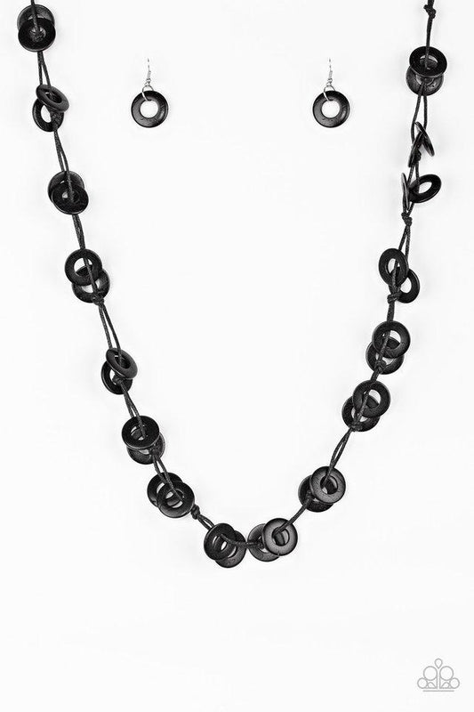 Paparazzi Necklace ~ Waikiki Winds - Black