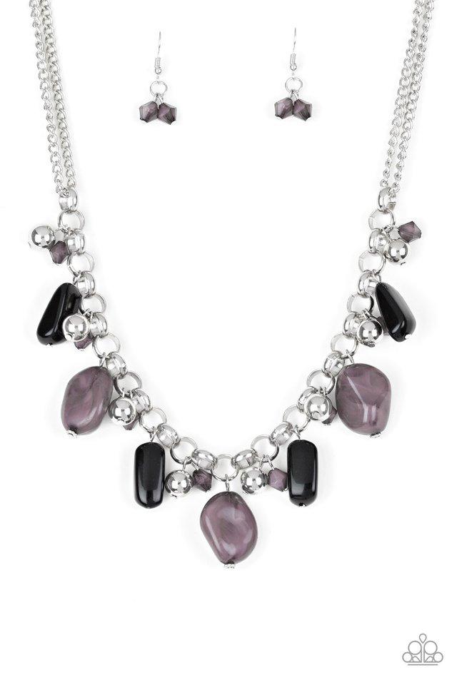 Paparazzi Necklace ~ Grand Canyon Grotto - Black