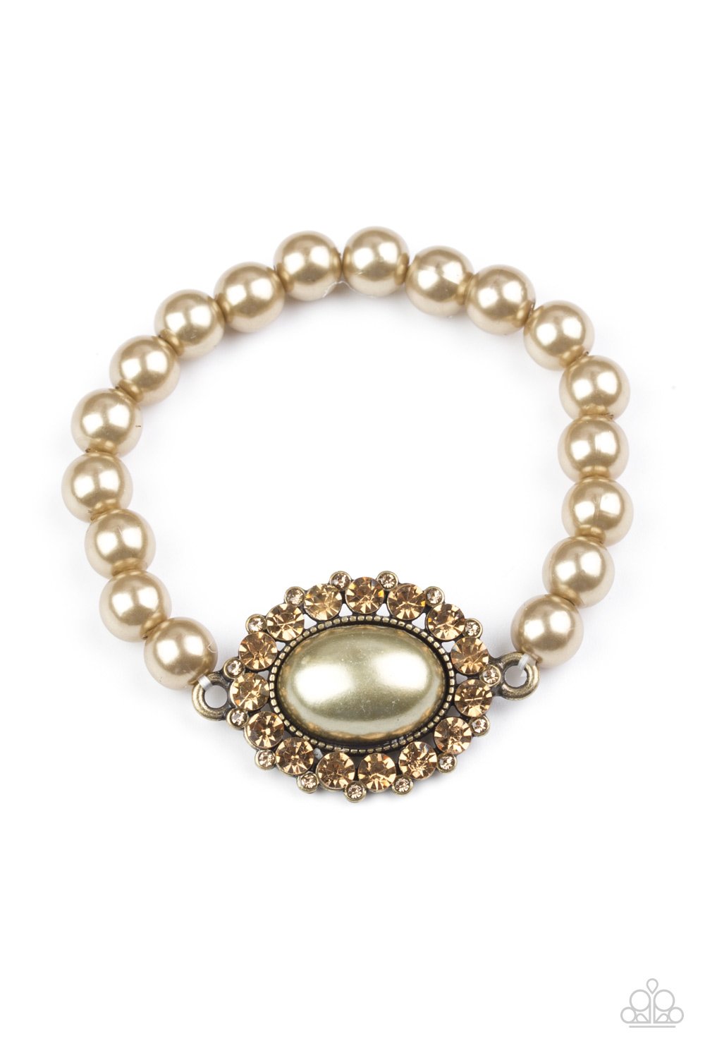 Paparazzi Bracelet ~ Starry-Eyed Starlet - Brass