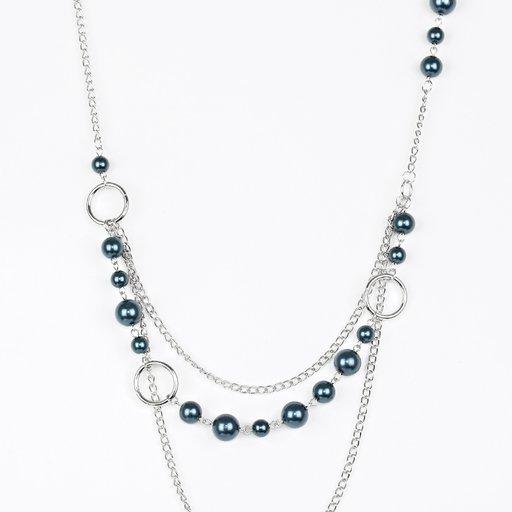 Paparazzi Necklace ~ Party Dress Princess - Blue