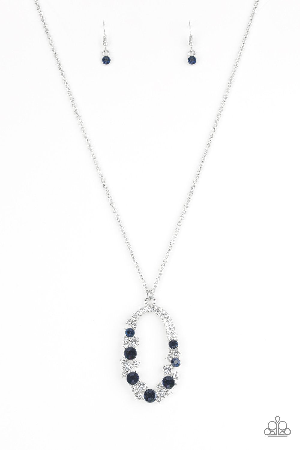 Paparazzi Necklace ~ Spotlight Social - Blue