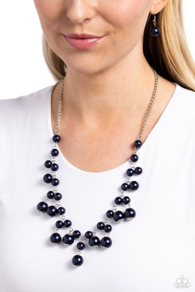 Soon To Be Mrs. - Blue - Paparazzi Necklace Image