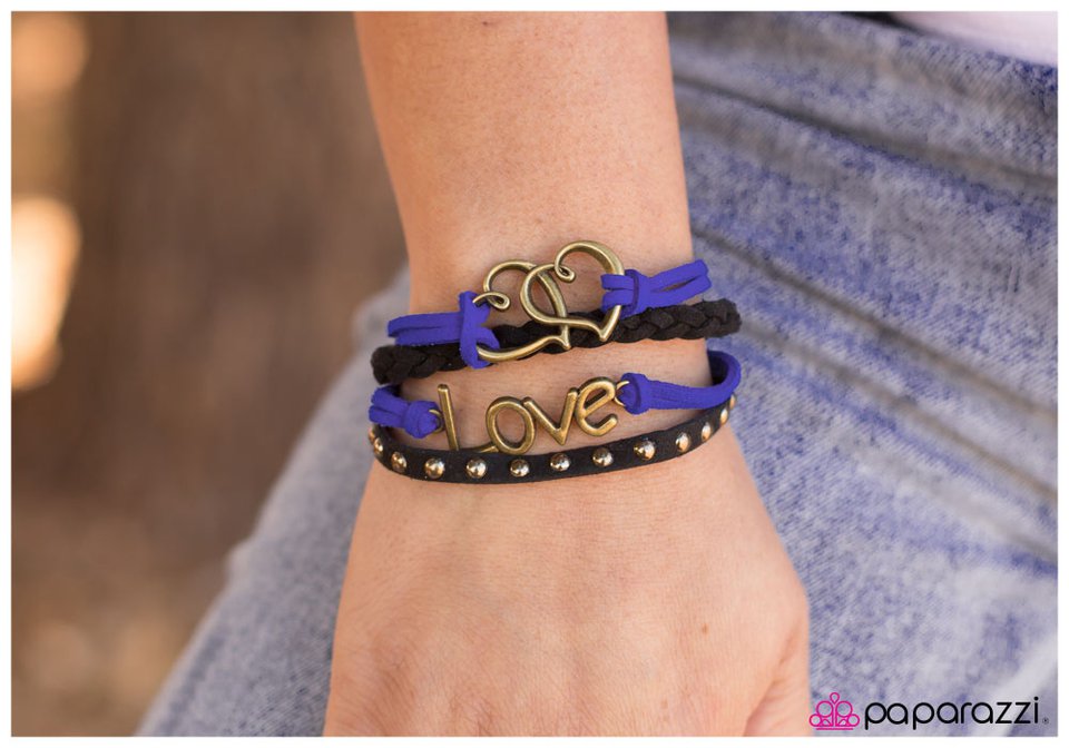 Pulsera Paparazzi ~ Admirador secreto - Azul