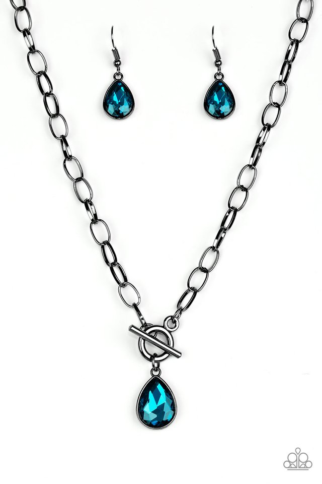 So Sorority - Blue - Paparazzi Necklace Image