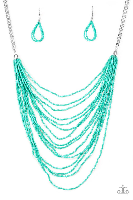 Paparazzi Necklace ~ Bora Bombora - Blue