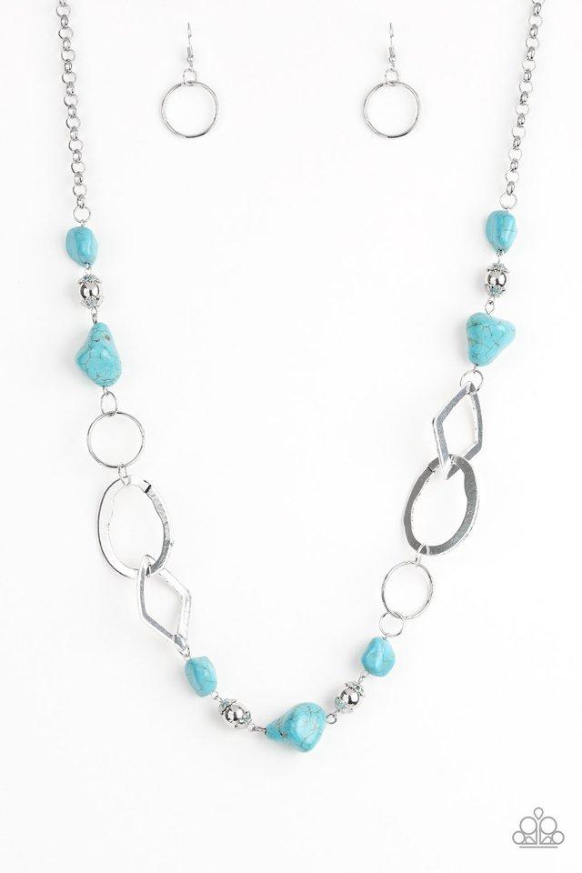 Paparazzi Necklace ~ Thats TERRA-ific! - Blue