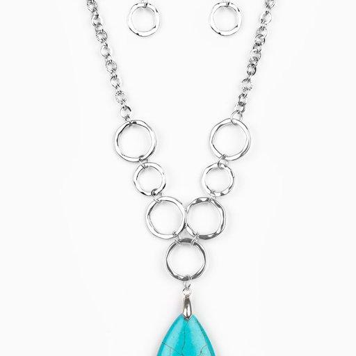 Paparazzi Necklace ~ Livin On A PRAIRIE - Blue