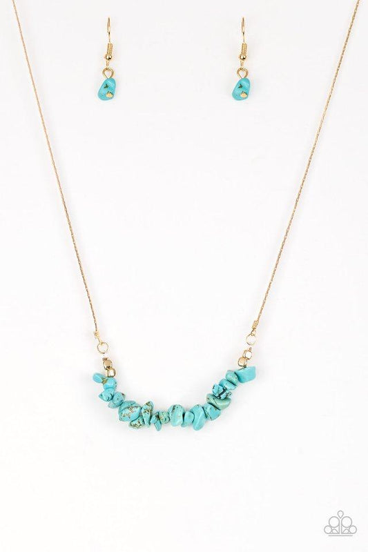 Paparazzi Necklace ~ Back To Nature - Blue