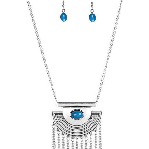 Paparazzi Necklace ~ When In ROAM - Blue