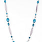 Quite Quintessence - Blue - Paparazzi Necklace Image