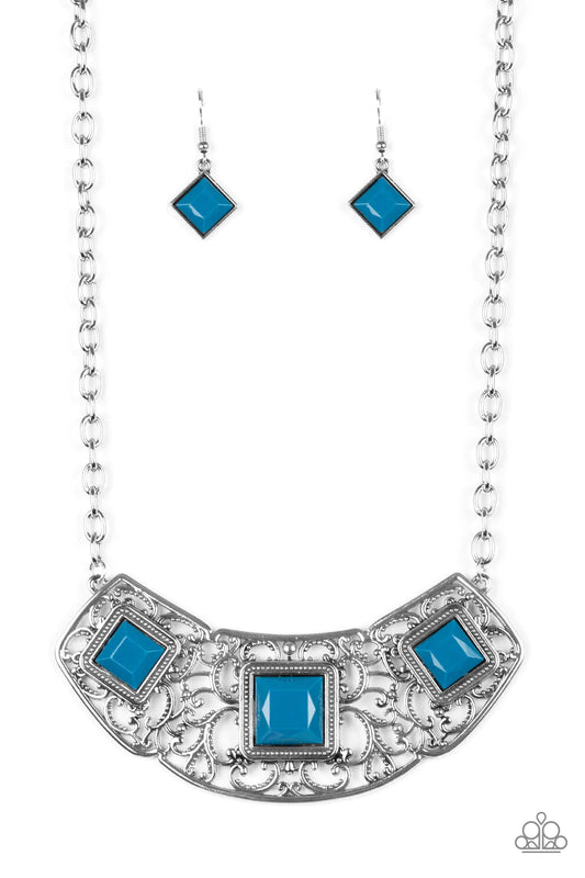 Paparazzi Necklace ~ Feeling Inde-PENDANT - Blue