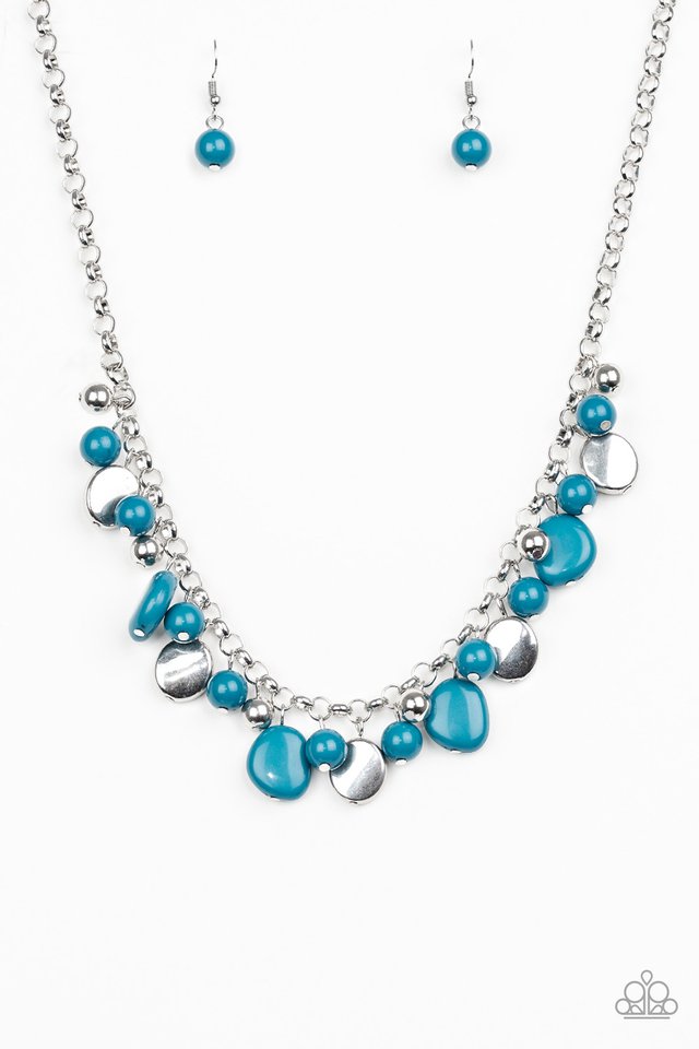 Flirtatiously Florida - Blue - Paparazzi Necklace Image