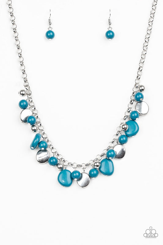 Paparazzi Necklace ~ Flirtatiously Florida - Blue