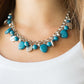 Flirtatiously Florida - Blue - Paparazzi Necklace Image