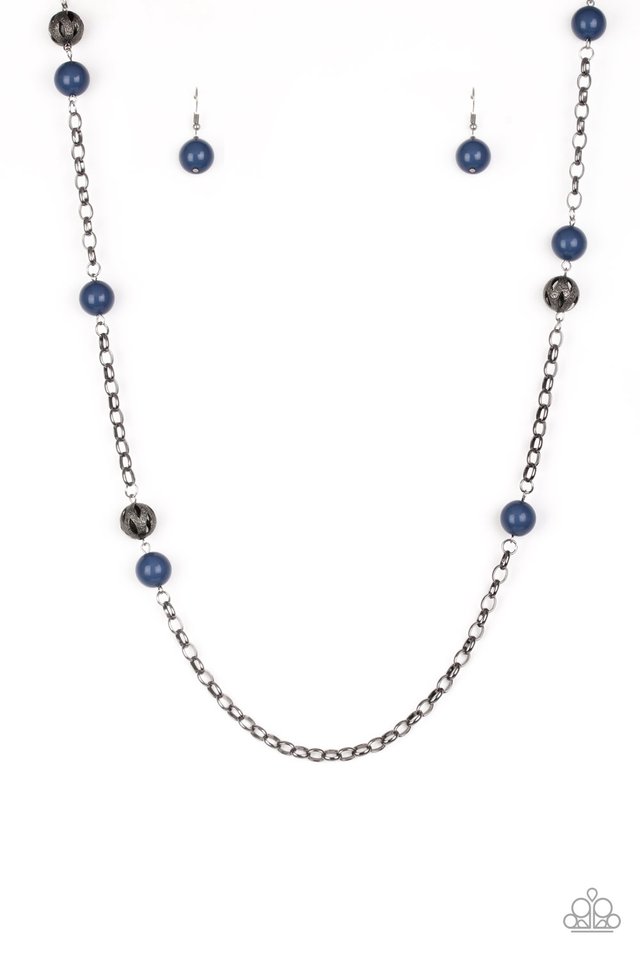 Fashion Fad - Blue - Paparazzi Necklace Image