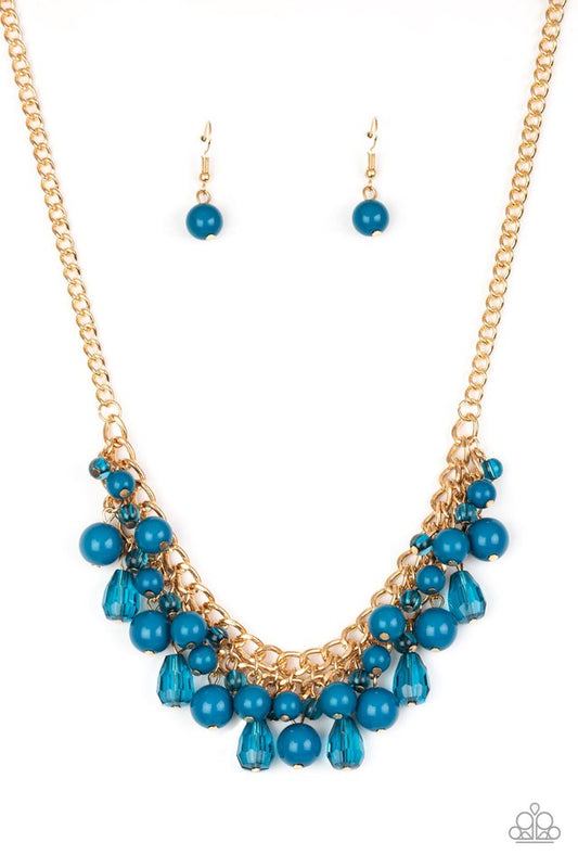 Tour de Trendsetter - Blue - Paparazzi Necklace Image